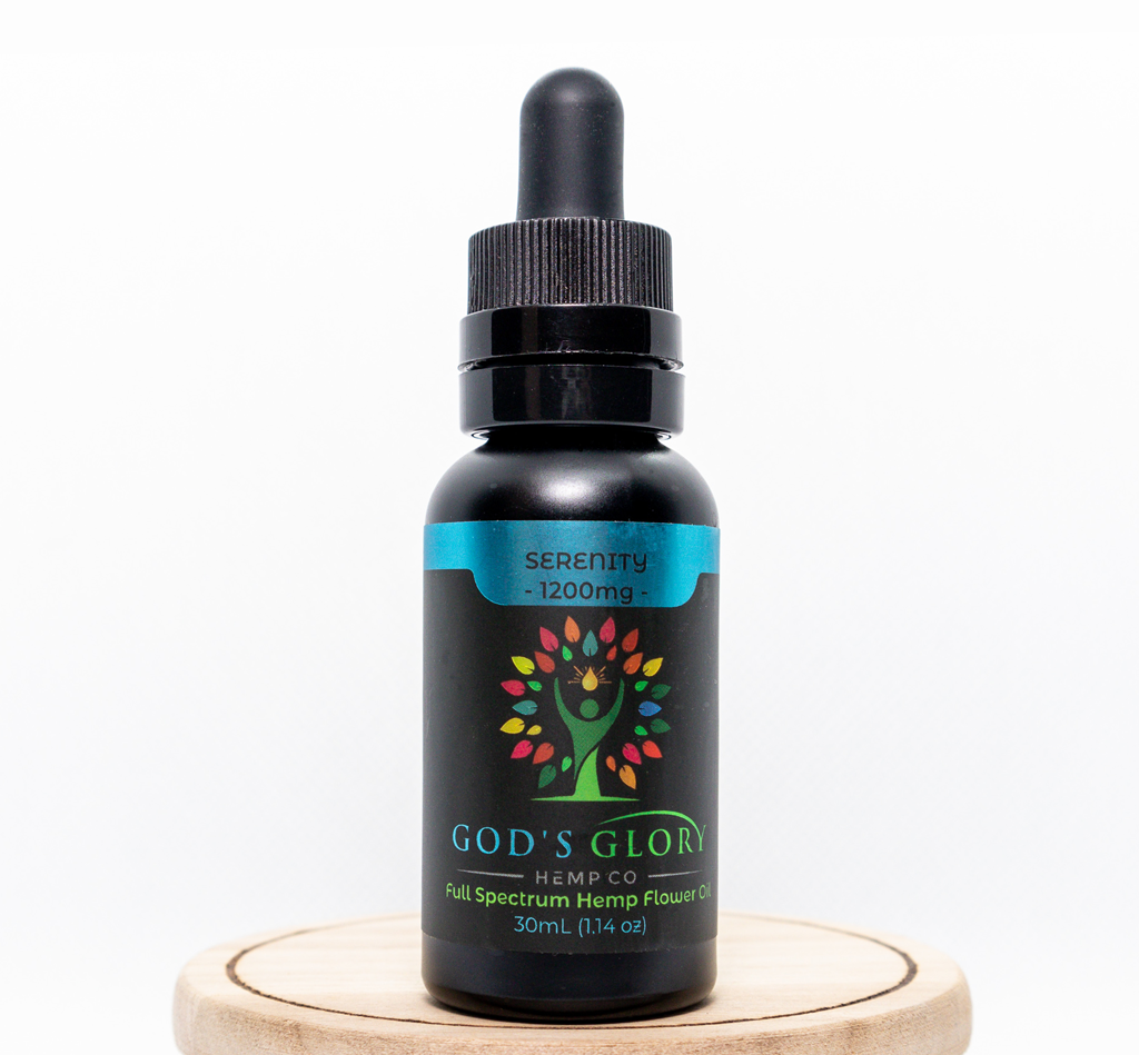 serenity-cbd-oil-front-label The Front Bottle Label of Our Serenity CBD Oil Tincture